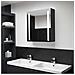 Armadietto Bagno con Specchio e LED 60x14x62 cm - Foto miniatura 1