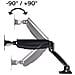 FULLMOTION supporto da tavolo per Tv a schermo piatto 66 cm (26") Scrivania Nero - Foto miniatura 5