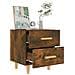 Comodini 2 Pz In Rovere Fumo 40x35x47,5 Cm - Foto miniatura 5