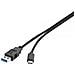 Rf-3241264 Cavo Usb 0,15 M Usb 3.2 Gen 1 (3.1 Gen 1) Usb A Usb C Nero - Foto miniatura 1