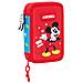 Astuccio Doppio Mickey Mouse Clubhouse Fantastic Azzurro Rosso 12.5 X 19.5 X 4 Cm (28 Pezzi) - Foto miniatura 1