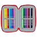 Astuccio Doppio Mickey Mouse Clubhouse Fantastic Azzurro Rosso 12.5 X 19.5 X 4 Cm (28 Pezzi) - Foto miniatura 3