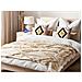 Coperta Morbi Cotone 130 X 180 Cm Beige - Foto miniatura 1