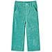 Pantaloni Per Bambini In Velluto A Coste Verde Menta 140 - Foto miniatura 1
