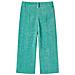 Pantaloni Per Bambini In Velluto A Coste Verde Menta 140 - Foto miniatura 2