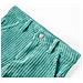 Pantaloni Per Bambini In Velluto A Coste Verde Menta 140 - Foto miniatura 3