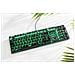 640-29 tastiera Gaming USB QWERTY Nordic Nero - Foto miniatura 6