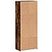 Schedario Rovere Fumo 60x32x153 Cm In Truciolato - Foto miniatura 3