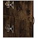 Schedario Rovere Fumo 60x32x153 Cm In Truciolato - Foto miniatura 7