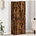 Schedario Rovere Fumo 60x32x153 Cm In Truciolato - Foto miniatura 9