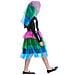 Costume Colorato Da Scheletro Per Bambine, Divertente E Originale Per Halloween 3-4 Anni - Foto miniatura 3