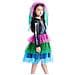 Costume Colorato Da Scheletro Per Bambine, Divertente E Originale Per Halloween 3-4 Anni - Foto miniatura 4
