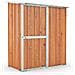 Casetta Da Giardino In Lamiera Zincata Box Acciaio 155x100cm X H 192cm - 50kg - 1,55mq - Legno - Foto miniatura 7