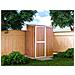 Casetta Da Giardino In Lamiera Zincata Box Acciaio 155x100cm X H 192cm - 50kg - 1,55mq - Legno - Foto miniatura 10