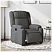 Poltrona Elettrica Reclinabile Grigio Scuro in Tessuto - Foto miniatura 2