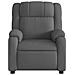 Poltrona Elettrica Reclinabile Grigio Scuro in Tessuto - Foto miniatura 9