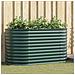 Letto da Giardino Rialzato Verde 160x80x81 cm in Acciaio Galvanizzato - Foto miniatura 2