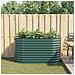 Letto da Giardino Rialzato Verde 160x80x81 cm in Acciaio Galvanizzato - Foto miniatura 4