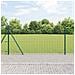 Recinzione Euro con Base in Calcestruzzo 10 x 1 m Verde Rete - Foto miniatura 2