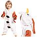 Pigiama Per Bambini Costume Kigurumi Onesie Frozen Pupazzo Di Neve Olaf 115-125cm - Foto miniatura 1