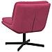 Poltrona Relax con Base Girevole Rosso vino 63 x 75 x 76 cm - Foto miniatura 6