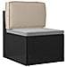 Cuscino per pallet con schienale Tortora 60x40x12 cm in tessuto Oxford - Foto miniatura 2