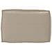 Cuscino per pallet con schienale Tortora 60x40x12 cm in tessuto Oxford - Foto miniatura 5