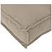 Cuscino per pallet con schienale Tortora 60x40x12 cm in tessuto Oxford - Foto miniatura 6