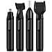 Tagliacapelli Multifunzione 4-in-1 Per Naso, Rasoio Elettrico Per Sopracciglia E Kit Per La Cura Dei Peli Del Viso Black - Foto miniatura 1
