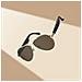 Occhiali Bluetooth Smart: Musica Wireless E Chiamate In Vivavoce Con Audio Immersivo Gold - Foto miniatura 2