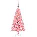 Albero di Natale con 150 LED con supporto Rosa 120 cm PVC - Foto miniatura 3