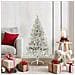 Albero di Natale artificiale con luci integrate Argento 120 cm - Foto miniatura 2