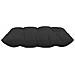 Cuscini per Seduta 4 pcs Nero 40 x 40 x 6 cm Microfibra - Foto miniatura 6