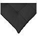 Cuscini per Seduta 4 pcs Nero 40 x 40 x 6 cm Microfibra - Foto miniatura 9