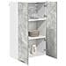 Armadio pensile con porta Riga Grigio cemento 60 x 31 x 100 cm - Foto miniatura 3