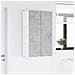 Armadio pensile con porta Riga Grigio cemento 60 x 31 x 100 cm - Foto miniatura 4