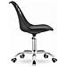 Sedia girevole ergonomica PRINT nera per ufficio domestico - Foto miniatura 4