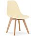 Sedia KITO - Sedie ergonomiche da pranzo /ufficio color crema x 4 - Foto miniatura 2