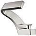 Rubinetto per lavabo da bagno, Blackswan, tipo M205, modello nichelato con bocca a cascata, misura 15 cm - Foto miniatura 1