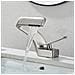 Rubinetto per lavabo da bagno, Blackswan, tipo M205, modello nichelato con bocca a cascata, misura 15 cm - Foto miniatura 2