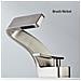 Rubinetto per lavabo da bagno, Blackswan, tipo M205, modello nichelato con bocca a cascata, misura 15 cm - Foto miniatura 3