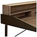 Scrivania In Legno E Metallo Marrone 130x60x95h Cm - Foto miniatura 8