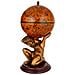 Figura Portabottiglie Globo Rosso 42x42x85h - Foto miniatura 1