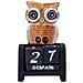 Calendario In Legno Marrone 7x4x9h - Foto miniatura 3