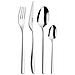Florence Set 24 posate acciaio inox 18/10 - Servizio per 6 Persone - forchetta, coltello, cucchiaio e cucchiaino - Design moderno ed elegante per tavole raffinate - Foto miniatura 1