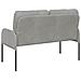 Divani con cuscino 110cm Grigio chiaro Legno compensato - Foto miniatura 6