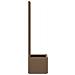Vaso da Giardino con Trellis Marrone 36 x 36 x 140 cm PP - Foto miniatura 4
