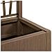 Vaso da Giardino con Trellis Marrone 36 x 36 x 140 cm PP - Foto miniatura 6