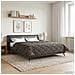 Duvet Estivo Antracite 220 x 240 cm Microfibra e Fleece Teddy - Foto miniatura 4