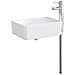 Lavabo da bagno Cromato 40,5 x 30,5 x 13 cm Metallo - Foto miniatura 1